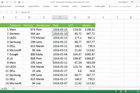 Jak zmniejszyć rozmiar pliku Excel i uniknąć problemów z wydajnością